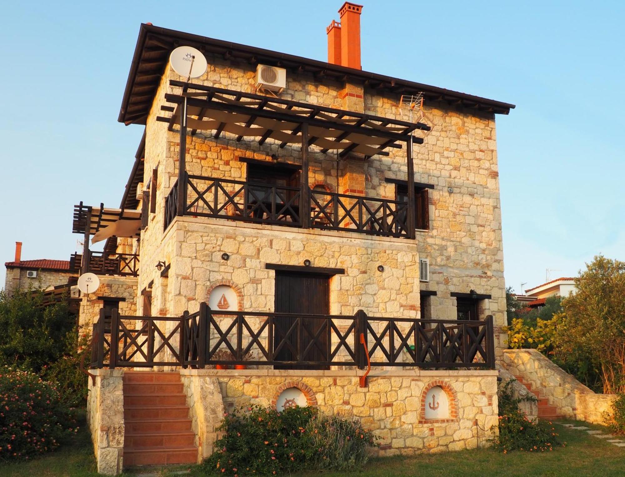 Halkidiki Luxurious Stonehouses Psakoudia Exterior photo